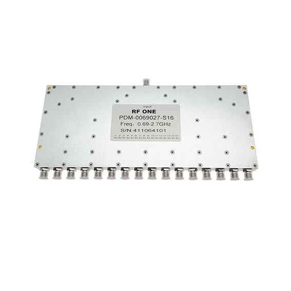16 Way SMA Power Divider 0.69-2.7 GHz