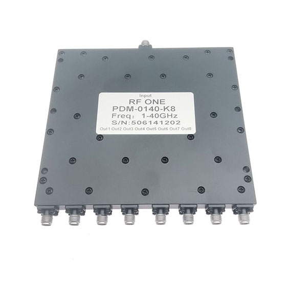 8 Way 2.92mm Power Divider 1-40 GHz