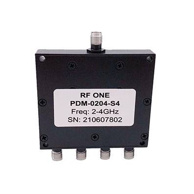 4 Way SMA Power Divider 2-4 GHz