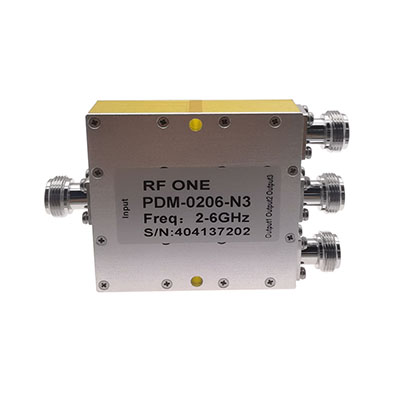 3 Way N Power Divider 2-6 GHz