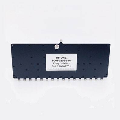 16 Way SMA Power Divider 2-6 GHz