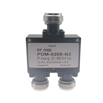 2 Way N Power Divider 2-8 GHz