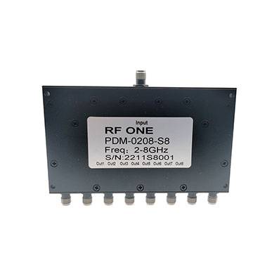8 Way SMA Power Divider 2-8 GHz
