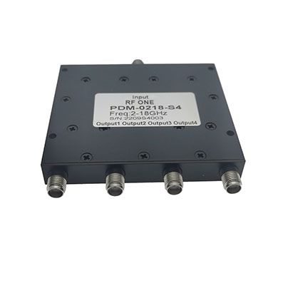 4 Way SMA Power Divider 2-18 GHz