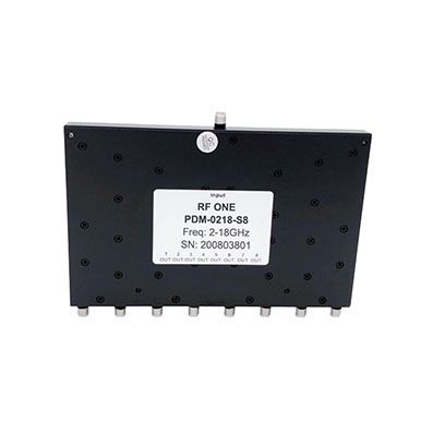 8 Way SMA Power Divider 2-18 GHz