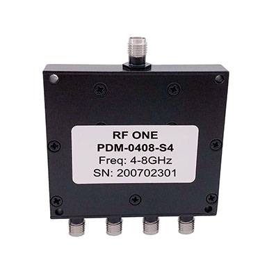 4 Way SMA Power Divider 4-8 GHz
