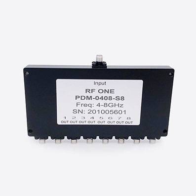 8 Way SMA Power Divider 4-8 GHz