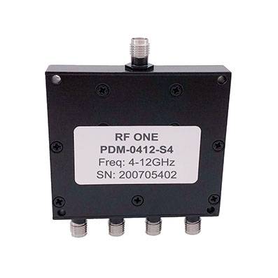 4 Way SMA Power Divider 4-12 GHz