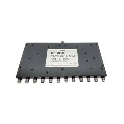 12 Way SMA Power Divider 6-18 GHz
