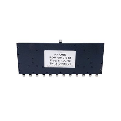 12 Way SMA Power Divider 8-12 GHz