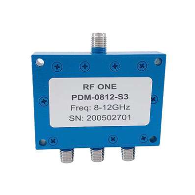 3 Way SMA Power Divider 8-12 GHz