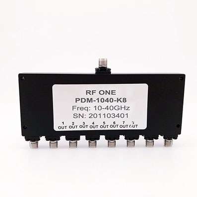 8 Way 2.92mm Power Divider 10-40 GHz