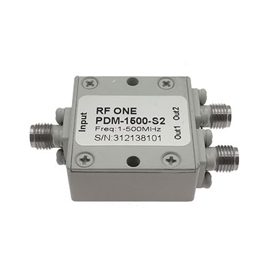 2 Way SMA Power Divider 1-500 MHz