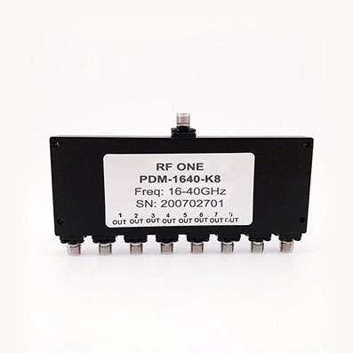 8 Way 2.92mm Power Divider 16-40 GHz