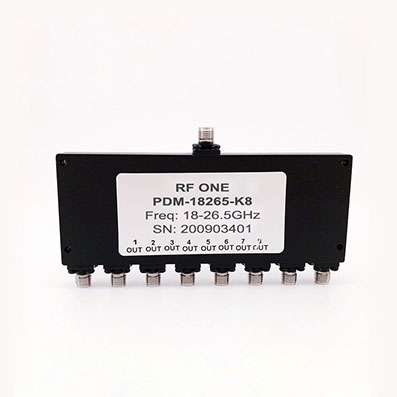 8 Way 2.92mm Power Divider 18-26.5 GHz