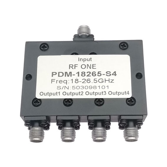 4 Way SMA Power Divider 18-26.5 GHz