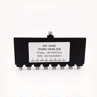 8 Way 2.92mm Power Divider 18-40 GHz