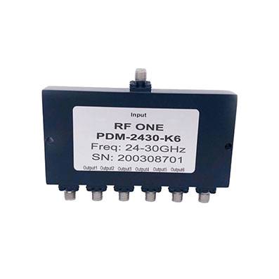 6 Way 2.92mm Power Divider 24-30 GHz