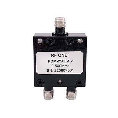 2 Way SMA Power Divider 2-500 MHz