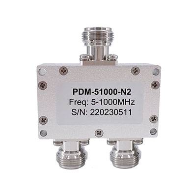 2 Way N Power Divider 5-1000 MHz