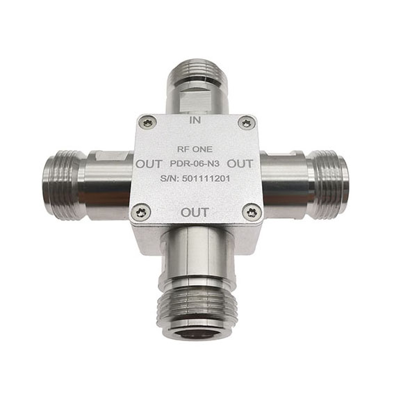 3 Way N Resistive Power Divider DC-6 GHz