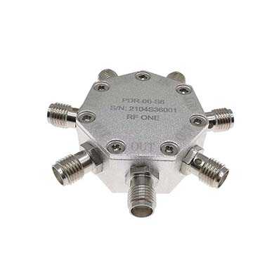 6 Way SMA Resistive Power Divider DC-6 GHz