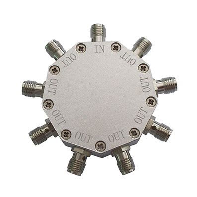 8 Way SMA Resistive Power Divider DC-6 GHz