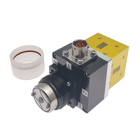 WR51 Waveguide Switch, DPDT, Latching, 24V, UBR180 Flange