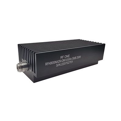N Conduction Cooled Attenuator 6 GHz 250 Watts Unidirectional