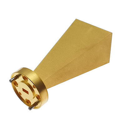 20 dBi Gain, 60.5-91.9 GHz, WR12 Standard Gain Horn with UG387/U-Mod Flange