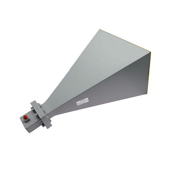 20 dBi Gain, 5.38-8.17 GHz, WR137 Standard Gain Horn with SMA Female Port