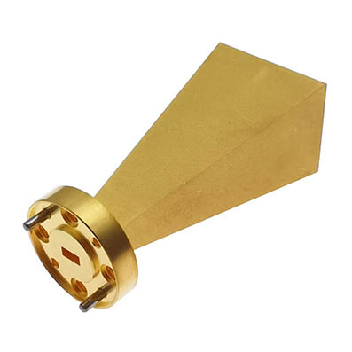 20 dBi Gain, 49.8-75.8 GHz, WR15 Standard Gain Horn with UG385/U Flange