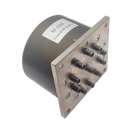 SP10T Switch, Terminated, Latching, DC to 18 GHz, SMA, 15 Pin D-Sub