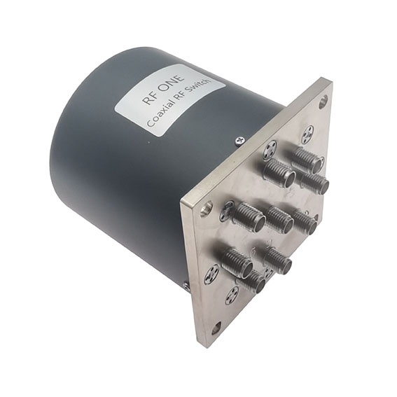 SP8T Switch, Terminated, Latching, DC to 18 GHz, SMA, 15 Pin D-Sub