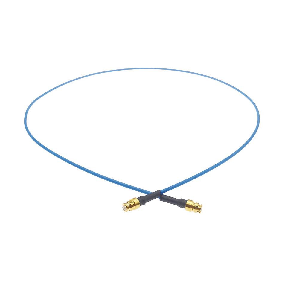 18 GHz Direct Solder SMA Male to SMP Female High Density Flexible Cable Assembly