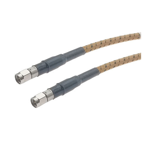 26.5 GHz SMA Armored Thermal Vacuum Cable Assembly