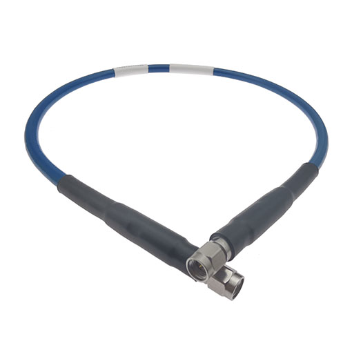 50 GHz 2.4mm Super Flexible PUR Armored Test Cable Assembly