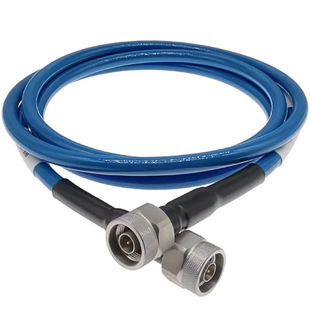 18 GHz N Flexible PUR Armored Test Cable Assembly
