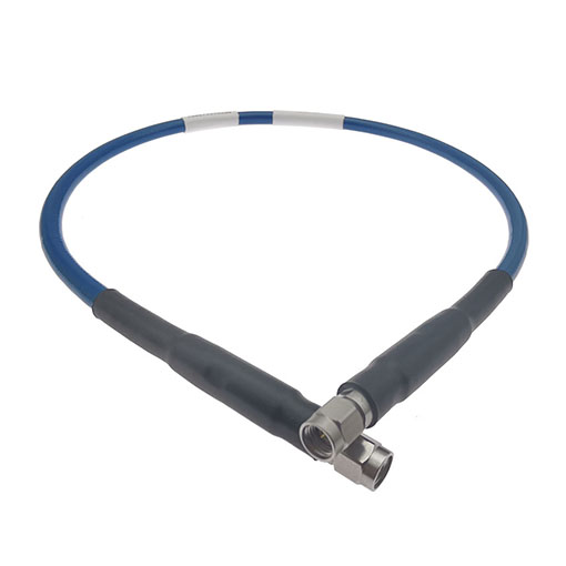 26.5 GHz SMA Flexible PUR Armored Test Cable Assembly