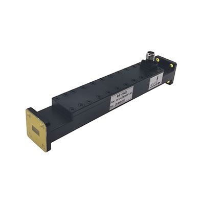 WR28 Waveguide Broadwall Coupler, 40 dB, 26.3-40 GHz, 2.92mm Coupled Port