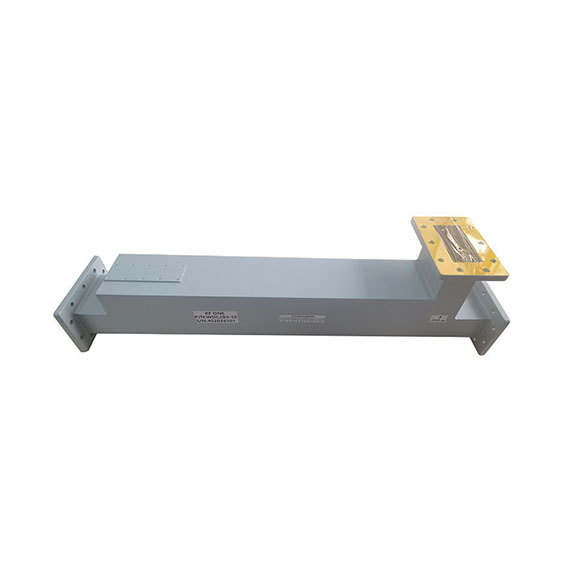 WR284 Waveguide Broadwall Coupler, 50 dB, 2.6-3.95 GHz, WR284 Coupled Port