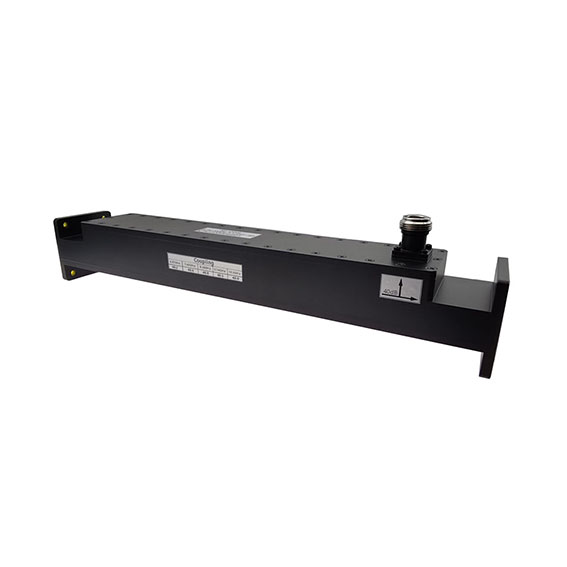 WRD350 Waveguide Broadwall Coupler, 40 dB, 3.5-8.2 GHz, N Female Coupled Port